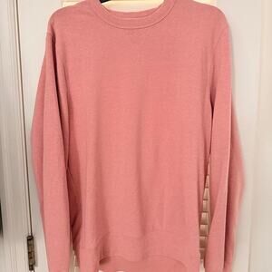 Jcrew medium lightweight pink sweatshirt